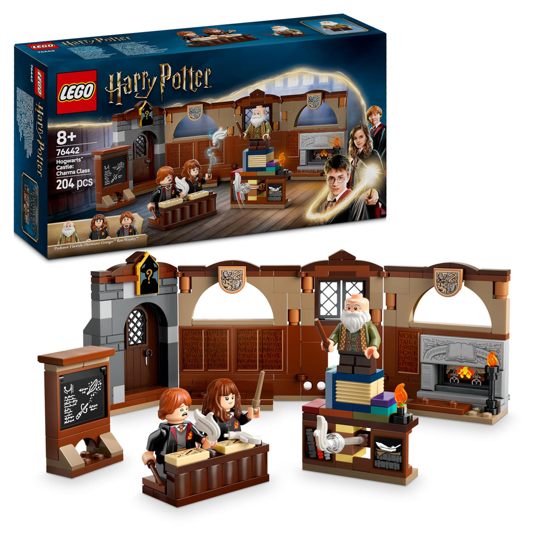 LEGO Harry Potter Schloss Hogwarts: Zauberkunstunterricht, Set mit 3 Minifiguren, inkl. Hermine Gran