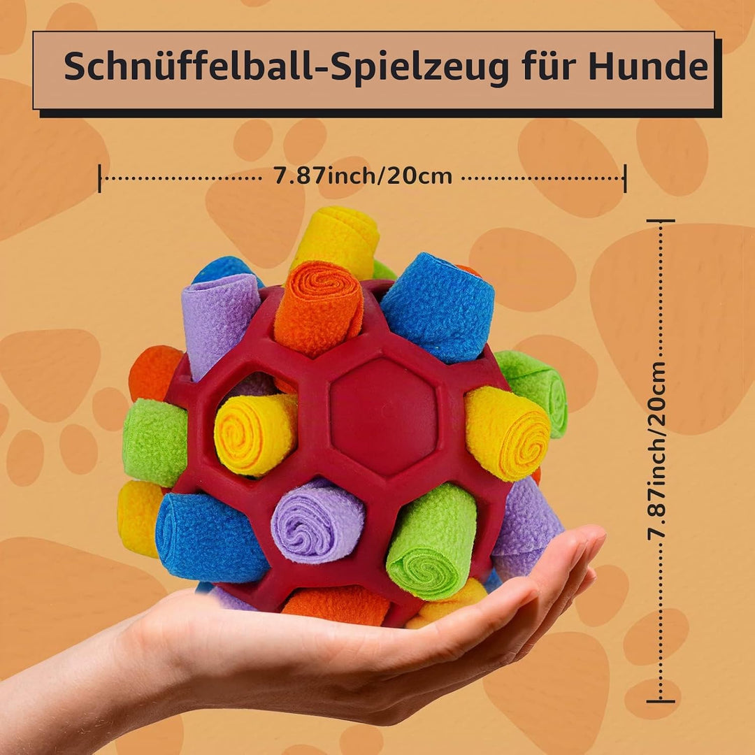 Schnüffelball für Hunde, Schnüffelteppich Schnüffelspielzeug Interaktive Hundespielzeug tragbarer Ha