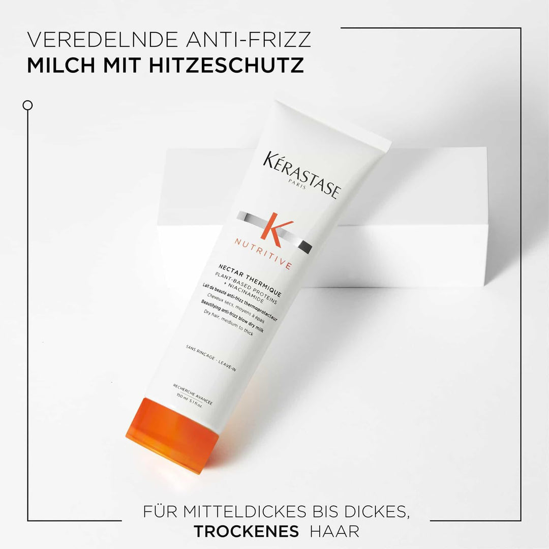 Kérastase Nutritive, Pflegender Hitzeschutz für trockenes, feines bis mittleres Haar, Für mehr Gl