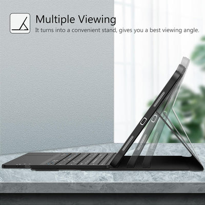 Fintie Tastatur Hülle für iPad 10. Generation 2022, mit magnetisch Abnehmbarer Deutscher und Touchpa