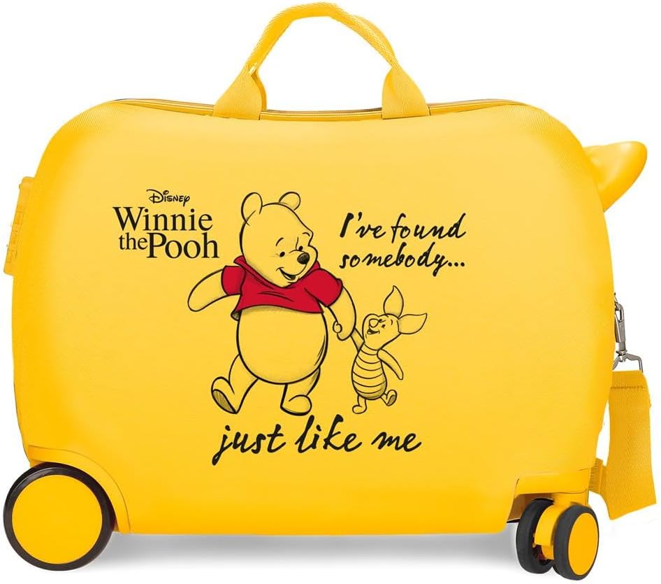 Disney Winnie The Pooh Kinderkoffer, Ocker, 50 x 39 x 20 cm, starr, ABS-Kombinationsverschluss, seit