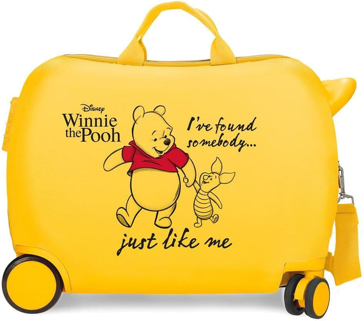Disney Winnie The Pooh Kinderkoffer, Ocker, 50 x 39 x 20 cm, starr, ABS-Kombinationsverschluss, seit