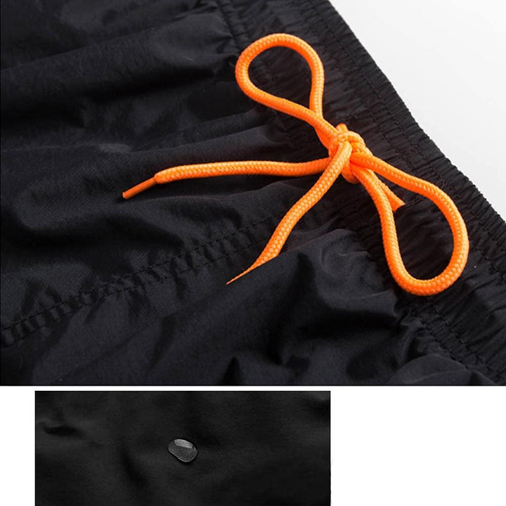 JustSun Badehose Herren Schnelltrocknend Boardshorts mit Mesh-Futter und Verstellbarem Tunnelzug M D
