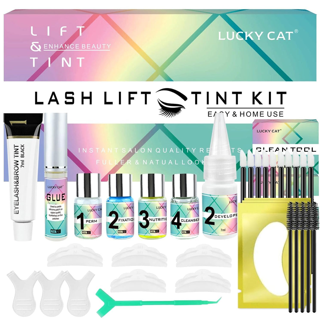 Wimpernlifting Set mit Schwarz, 2026 Aktualisiertes Lash Lifting Set mit Schwarz, Wimpernlifting Set