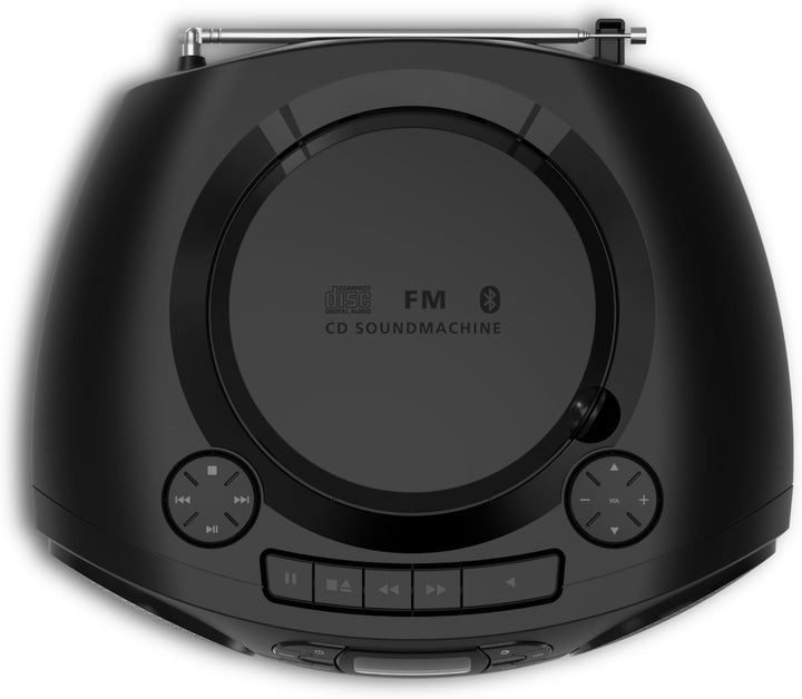 Philips Tragbare CD-Soundmaschine mit Kassettenspieler TAZ2200, DAB+/UKW-Radio, Bluetooth 6.0, USB-W