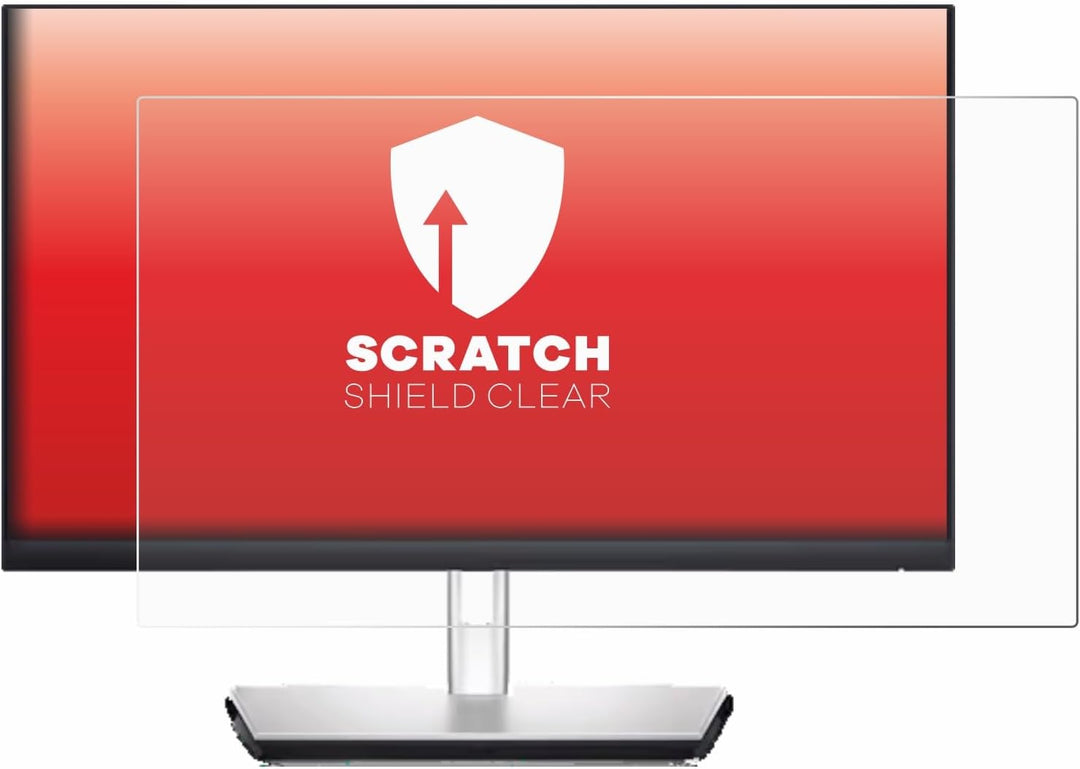 upscreen Schutzfolie für Dell P2424HT – Kristall-klar, Kratzschutz, Anti-Fingerprint