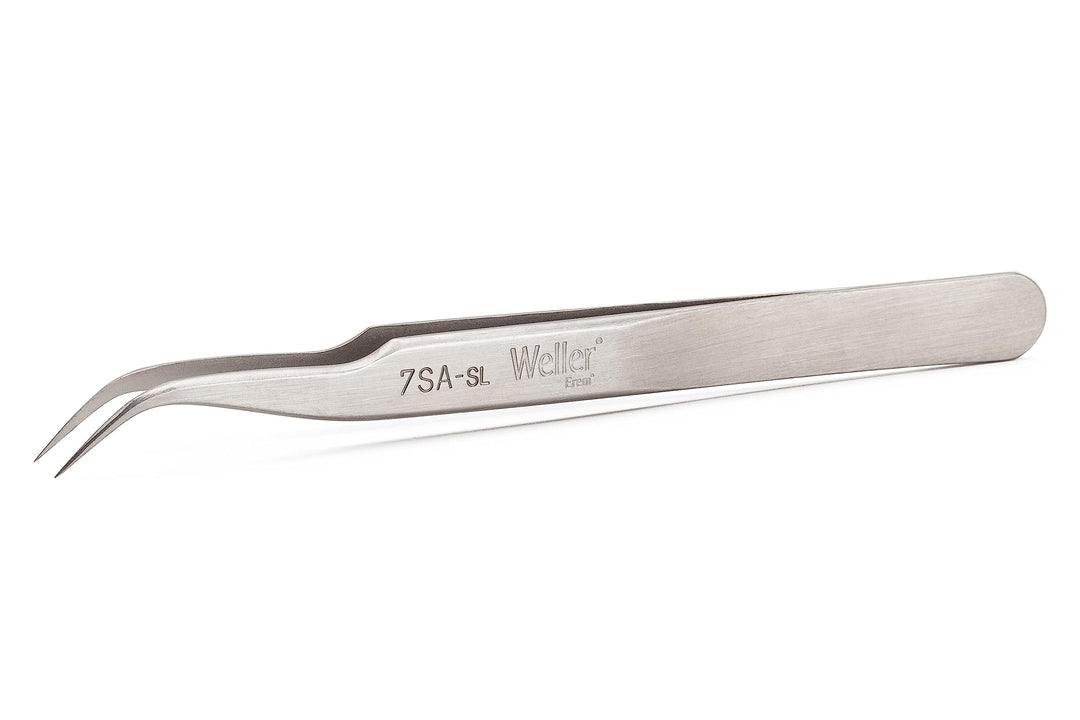 Weller Erem 7SASL Präzisionspinzette Gebogen, Ausgespart, Mit Feinen Spitzen