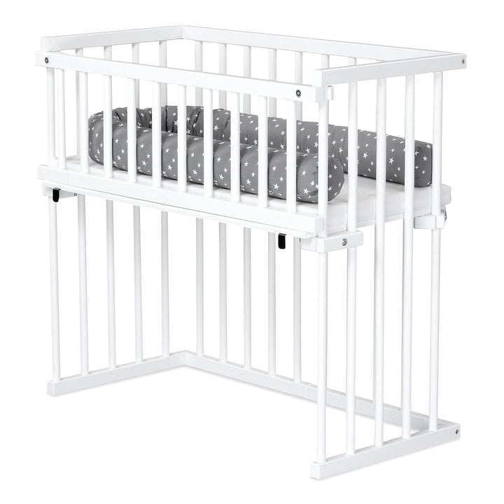 Dreamgood Beistellbett Stubenwagenverschluss weiss