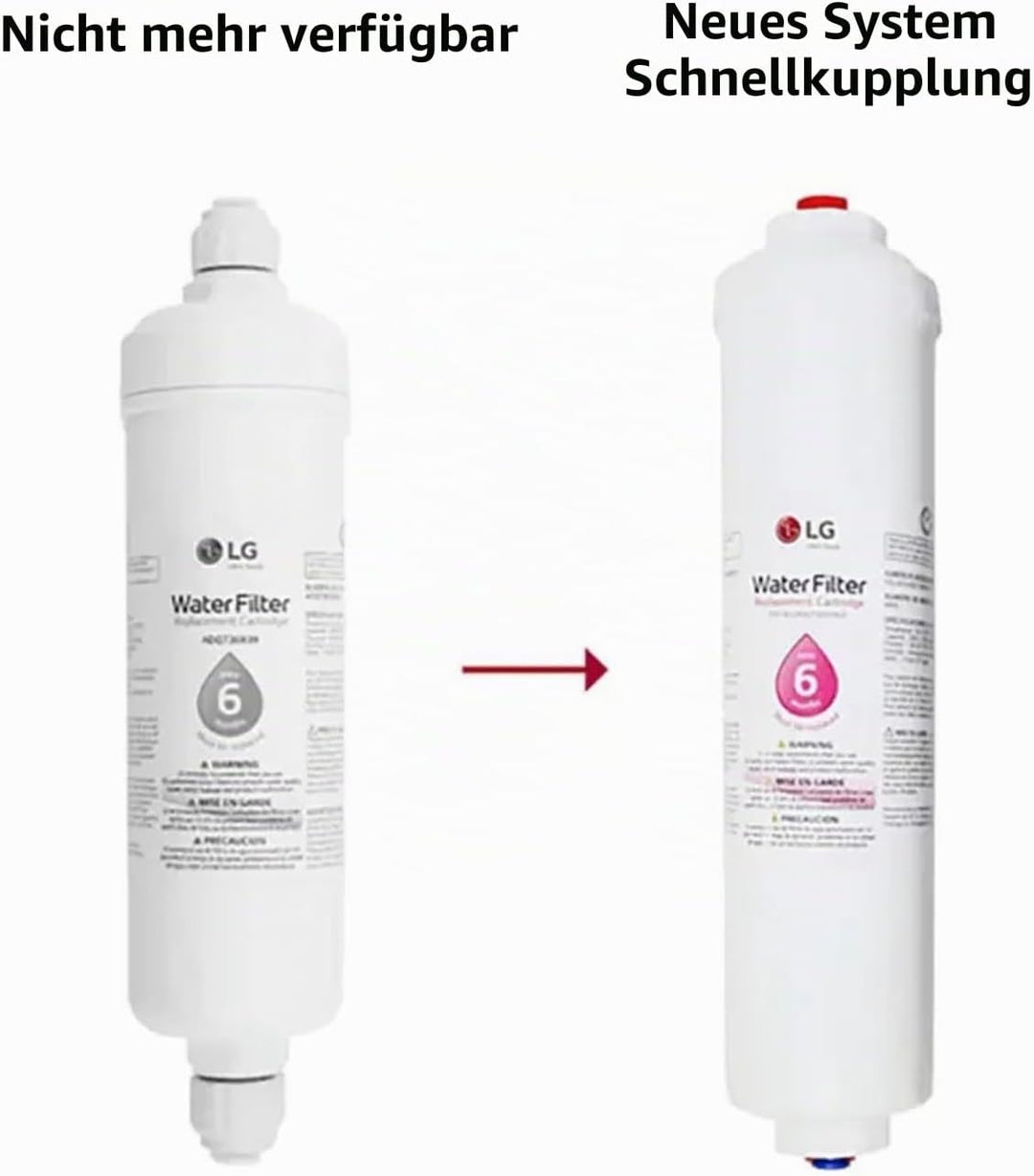 LG ADQ73693901 Ersatz-Kühlschrank-Wasserfilterkartusche (3 Stück)