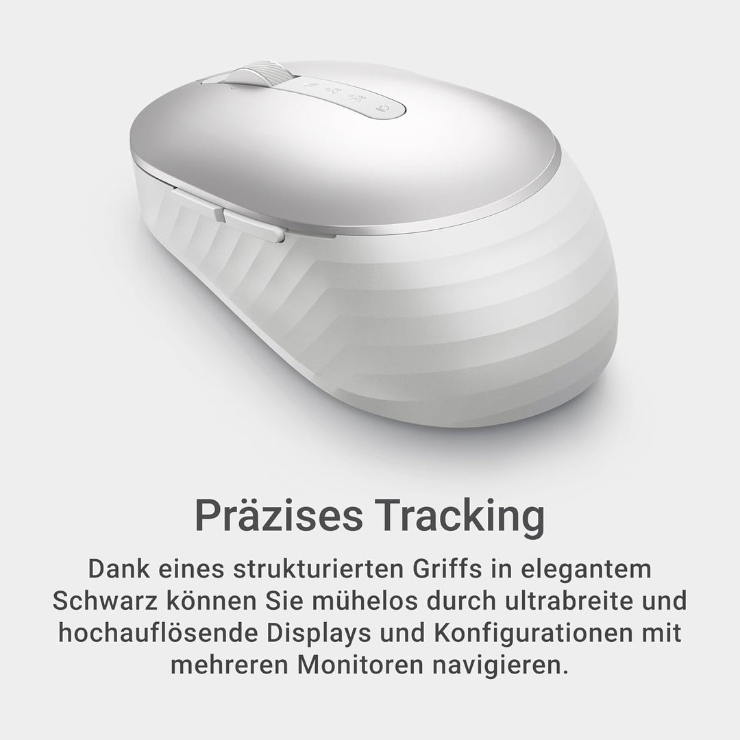 DELL Premier wiederaufladbare Wireless-Maus – MS7421W – Platinum Silver (Silber) Classic, Classic