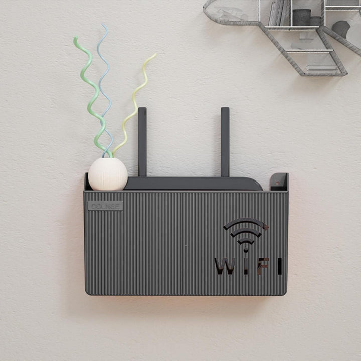 Router-Wandhalterung, Wifi-Router-Aufbewahrungsbox, Router-Wandhalterung, Multifunktions-Router-Aufb