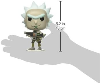 Funko 12439 Actionfigur Rick und Morty: Weaponized Rick Grau / Grau / Weiss, Grau / Grau / Weiß