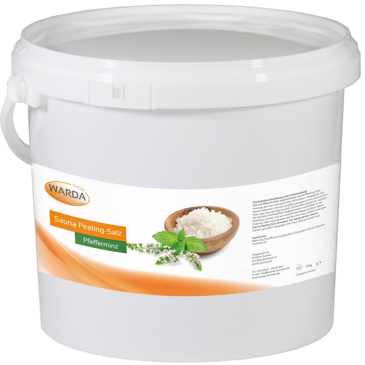 Warda Sauna – Peeling Salz Pfefferminz Hautpflege 5 Kg