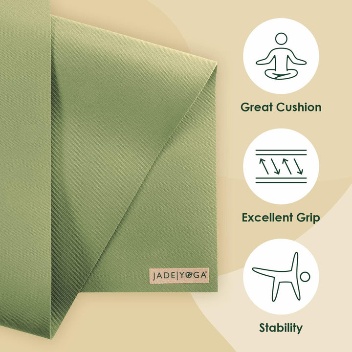 JADE YOGA - Harmony Yoga Mat - Yoga Mat Designed to Provide A Secure Grip to Help Hold Your Pose oli