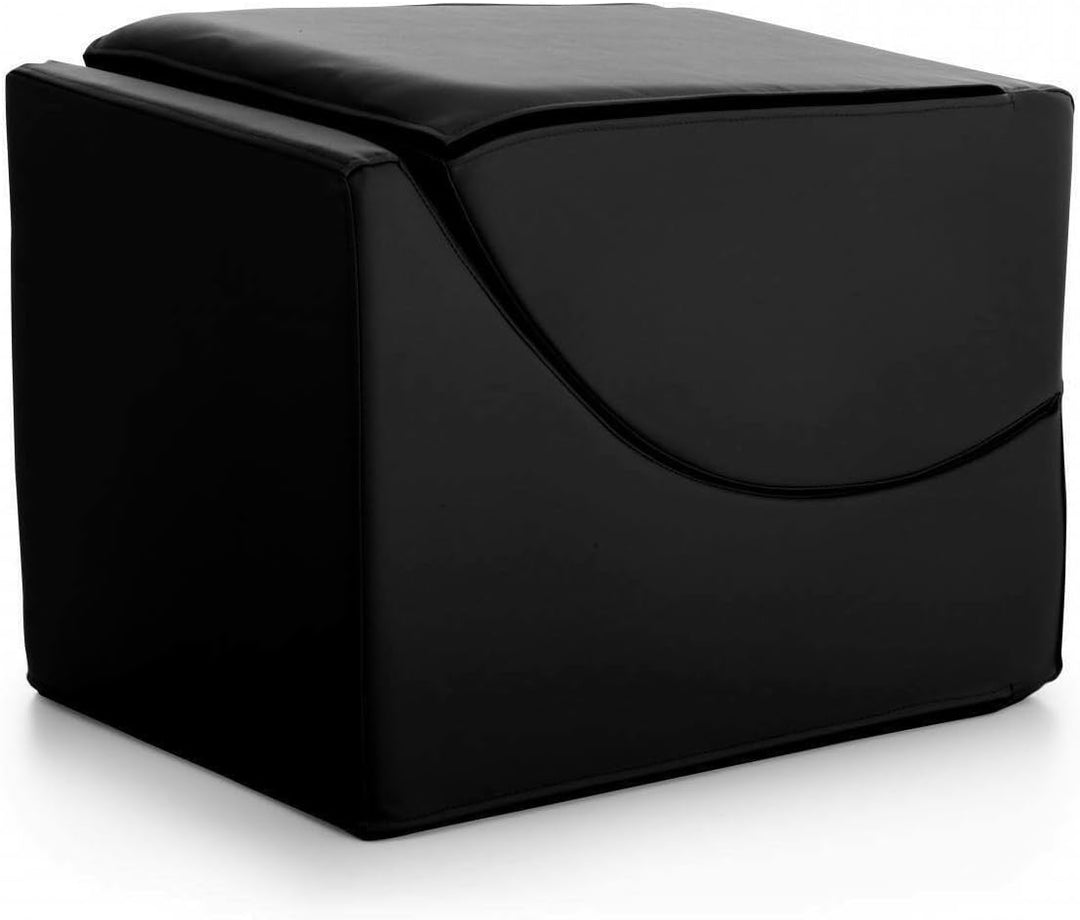 Talamo Italia - Klappbett Andreina, Puff umwandelbar in Einzelbett, 100% Made in Italy, Puff, umwand