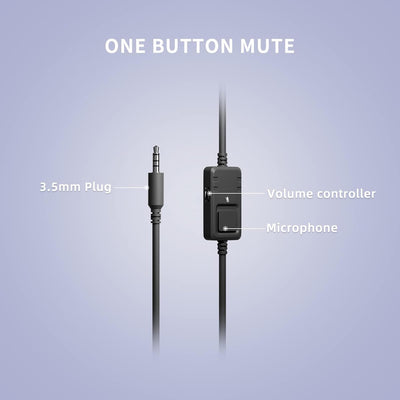 SOMiC G951S Violett Gaming Headset mit Mikrofon, Mädchen, Frauen Abnehmbarer Cat-Ear-Kopfhörer mit L