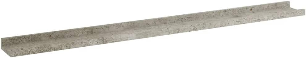 homiuse Wandregal 4 STK. Betongrau Wandregal Holz Wand BüCherregal Wand Regal Holz Wandregal KüChe K