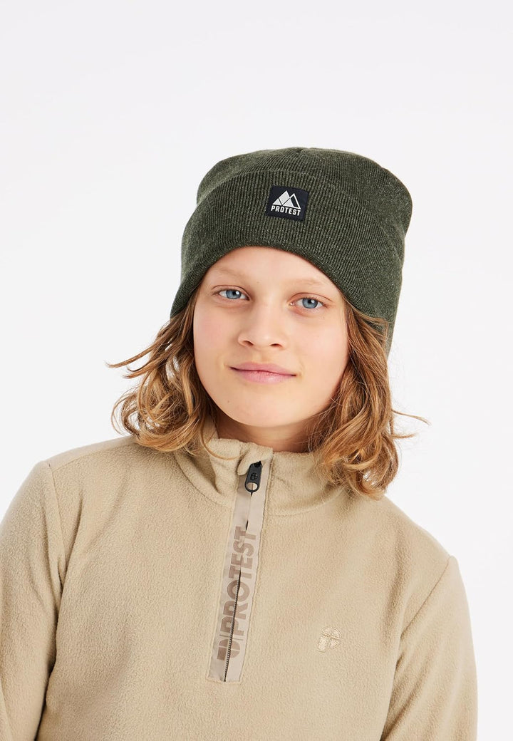 Protest Jungen 1/4-reissverschluss PERFECTY JR 152 BambooBeige, 152 BambooBeige