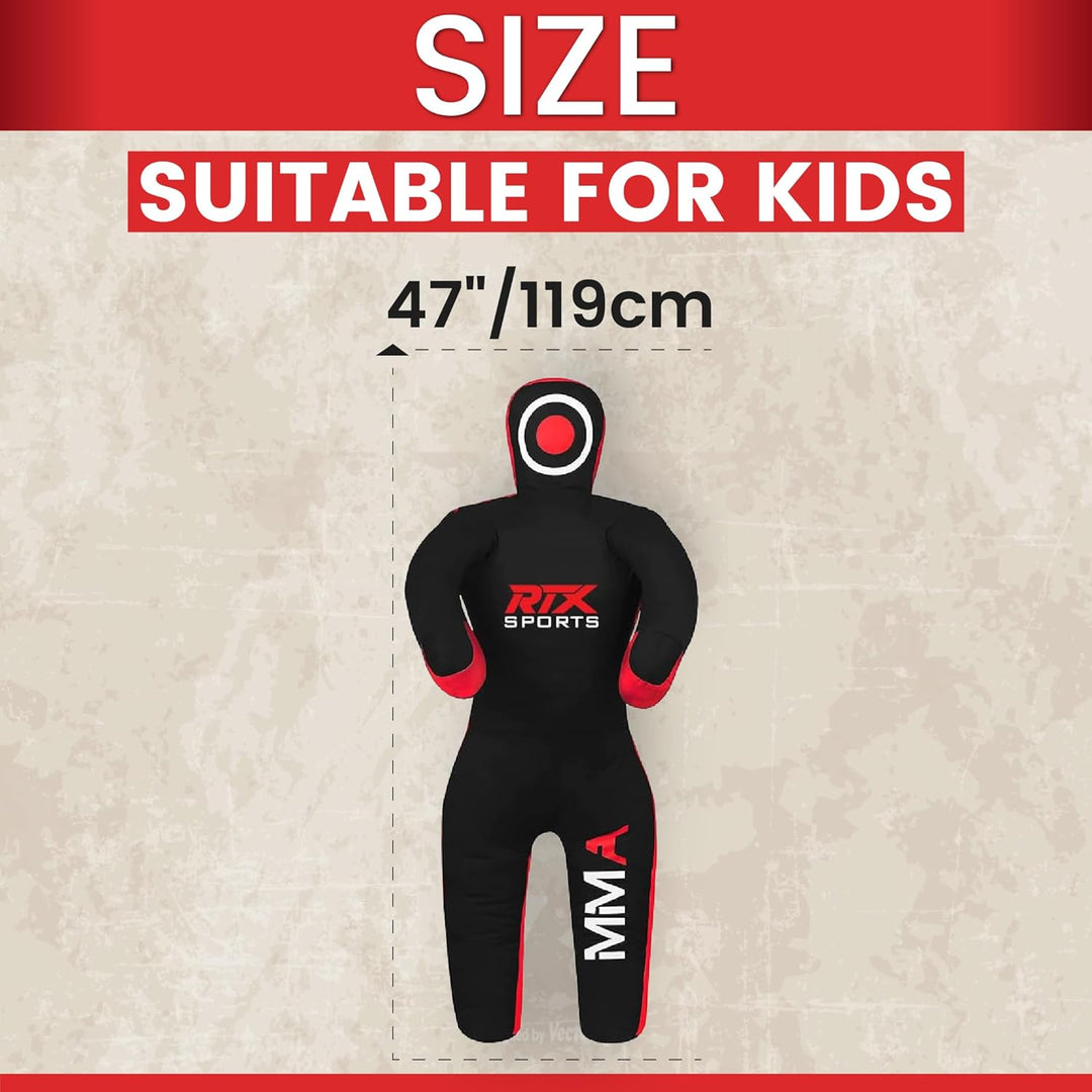 Kids MMA Judo Grappling Dummy - Punch Bag for Brazilian BJJ Jiu Jitsu, Wrestling, MMA Training Canva
