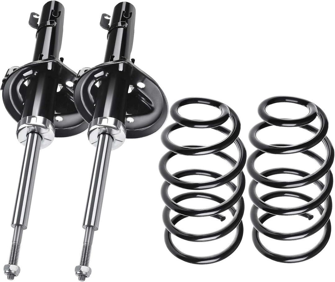 Frankberg 2x Komplett Stossdämpfer Federbein Satz Vorderachse Kompatibel mit Golf IV 1J1 2.8L 1999-2