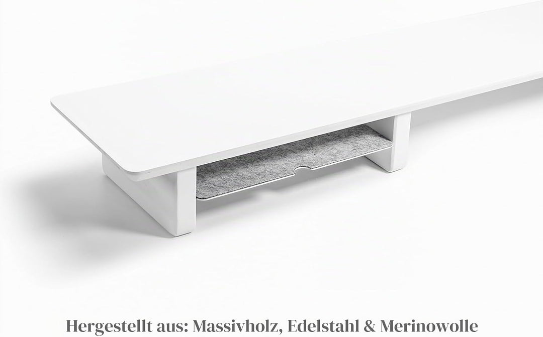 Raico Schreibtischregal Cockpit-Monitorständer, ergonomischer Dual-Screen-Setup-Riser Schreibtisch-O