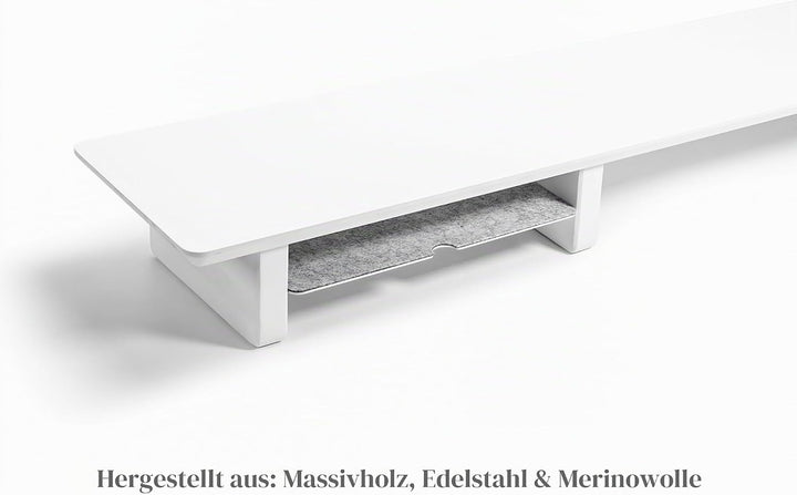 Raico Schreibtischregal Cockpit-Monitorständer, ergonomischer Dual-Screen-Setup-Riser Schreibtisch-O