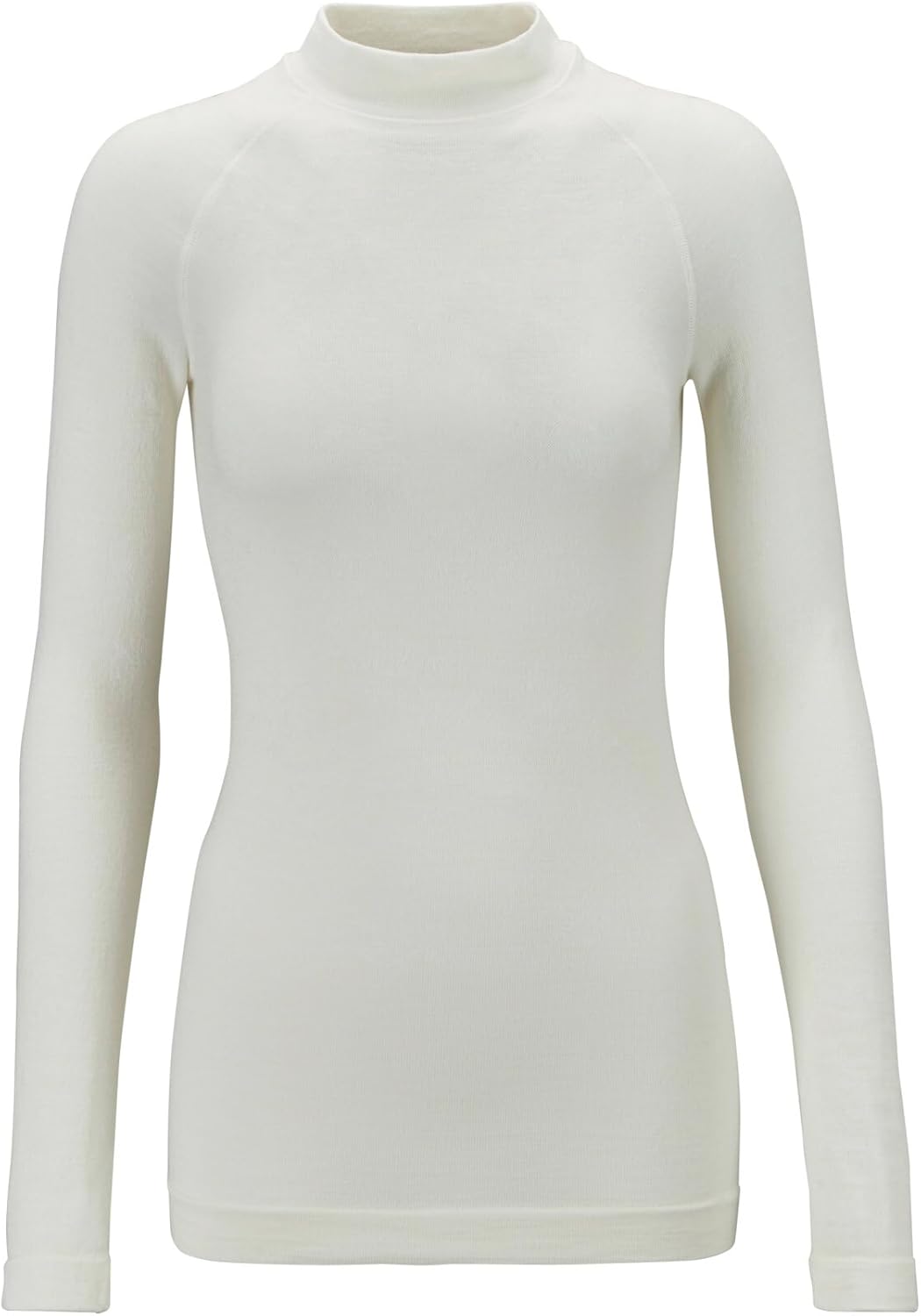 FALKE Damen Wool-Tech High Neck Funktionsshirt Langarm für kalte Temperaturen Funktionsunterwäsche a