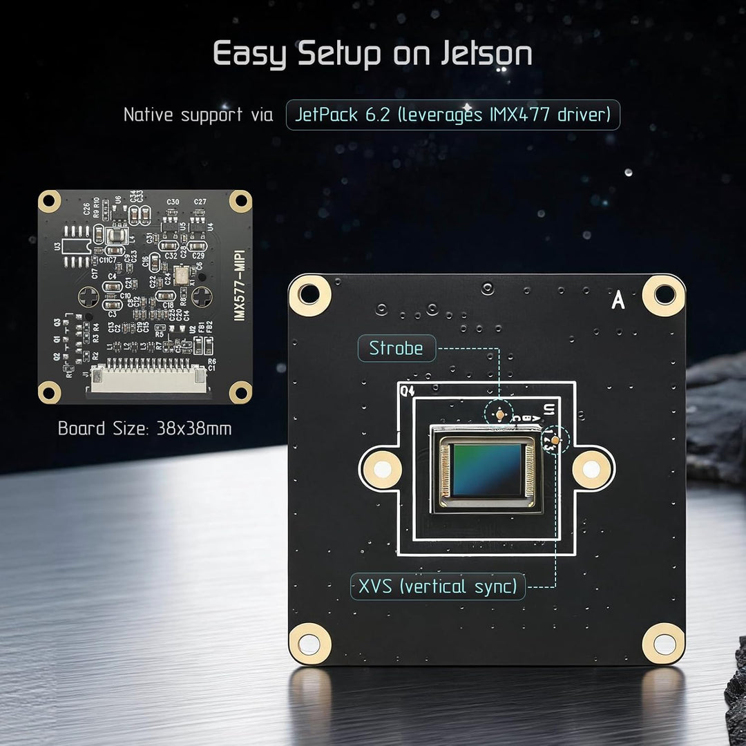 InnoMaker 12MP MIPI Kameramodul mit STARVIS IMX577 Sensor für Raspberry Pi (in Entwicklung), Jetson