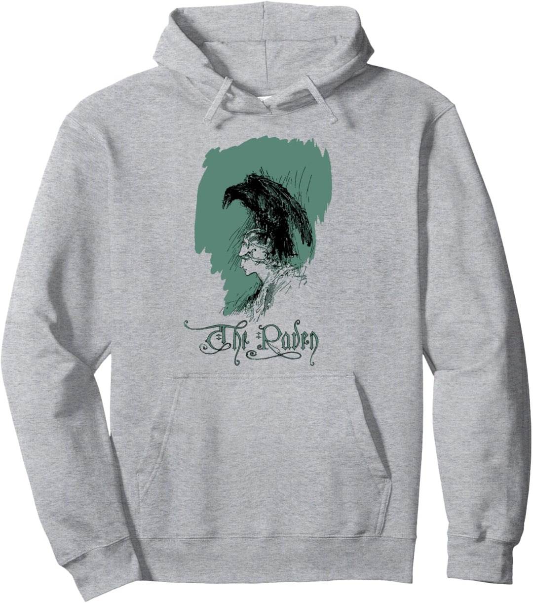 Vintage Edgar Allen Poe Rabenhemd Art-Allan Poe Nevermore Pullover Hoodie