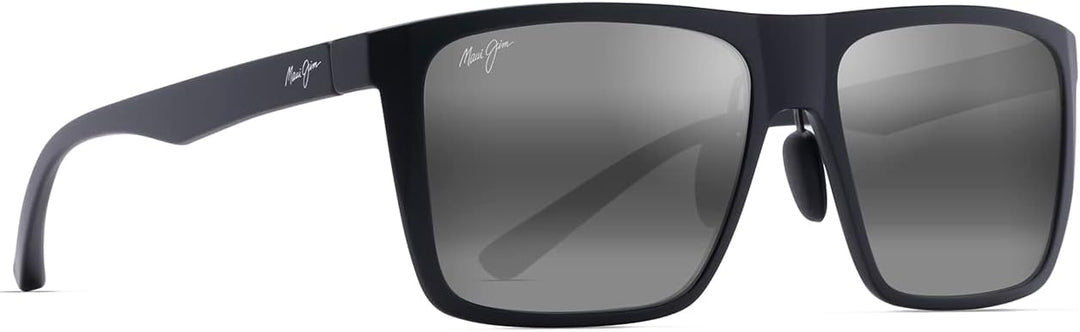 Maui Jim HONOKALANI Brille, Mattschwarz, 57/17/138, Unisex, Erwachsene, Mattes Schwarz