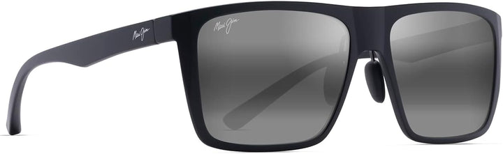 Maui Jim HONOKALANI Brille, Mattschwarz, 57/17/138, Unisex, Erwachsene, Mattes Schwarz