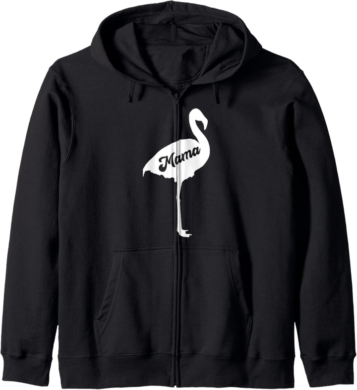 Mama Flamingo Niedlich Familie Matching Kostüm Kapuzenjacke