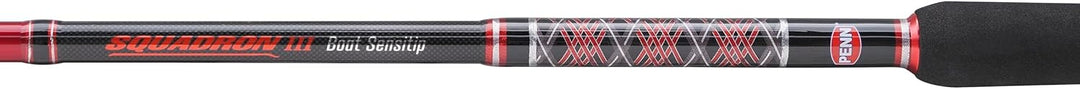 Penn Squadron III Jig-Spinnrute | 24T High Modulus Carbon & SW-Proof-Komponenten | Ergonomischer Eva