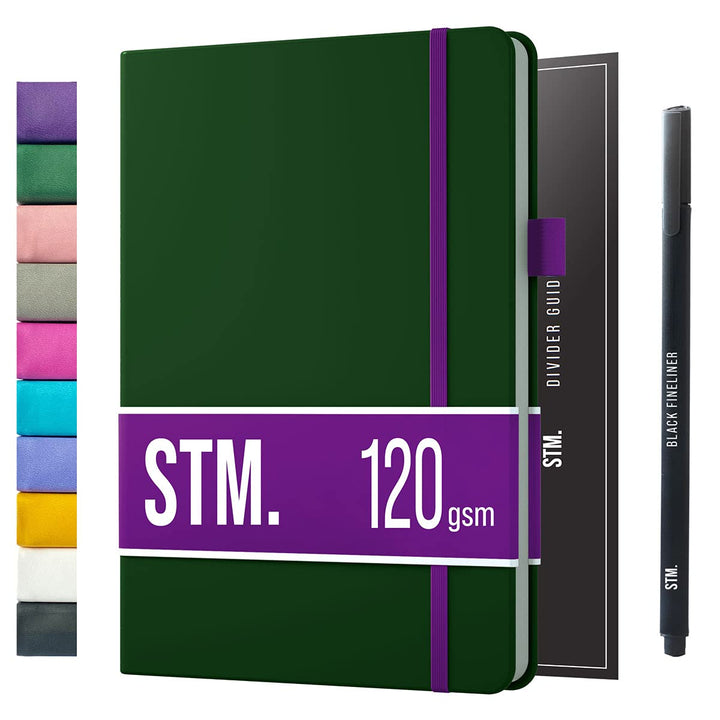 Scribbles That Matter Notizbuch A5 Dotted Bullet Journal Buch und Stift - Gepunktet Notebook A5 - Au