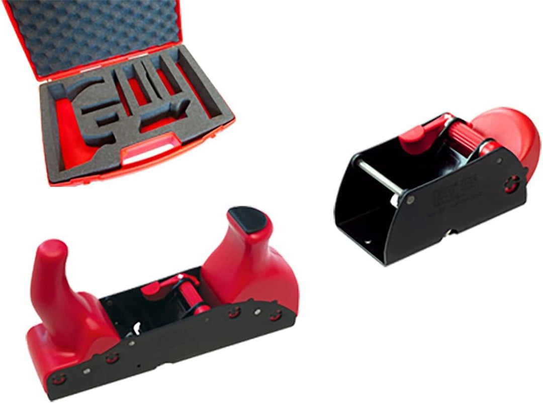 RALI Handhobel-Set für die Holzbearbeitung | 1 Koffer mit Monoblock-Hobeln 220 und 105, Handhobelkof