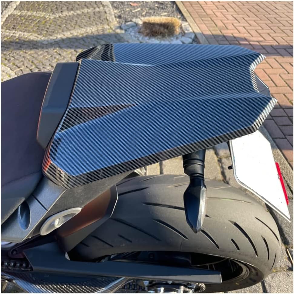 Fayedenicy Motorrad Hinten Sozius Soziussitz Abdeckung Gugel Heckverkleidung Heckabschnitt Buckel Zu