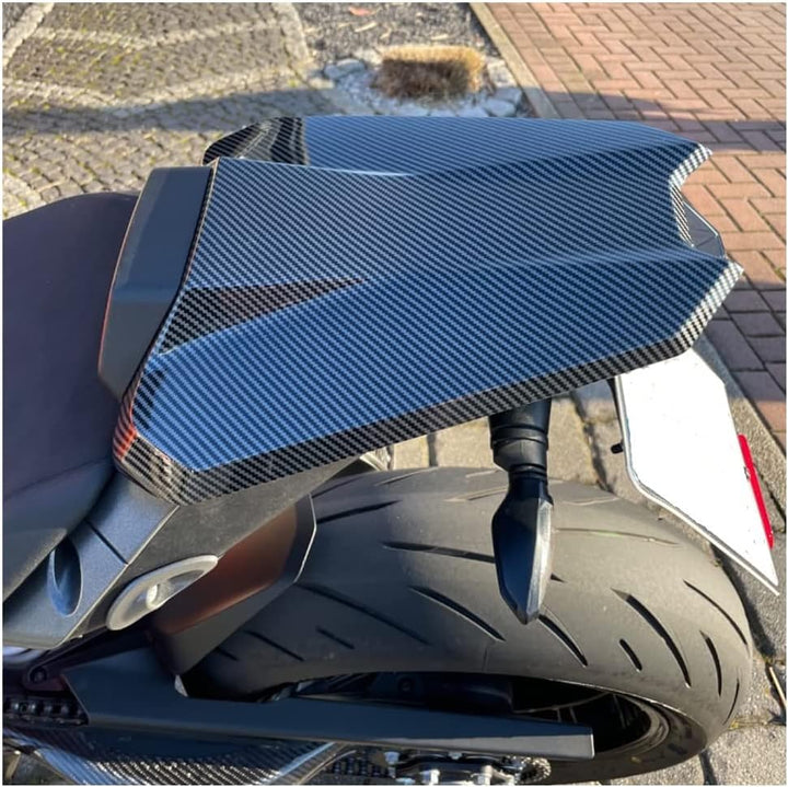 Fayedenicy Motorrad Hinten Sozius Soziussitz Abdeckung Gugel Heckverkleidung Heckabschnitt Buckel Zu