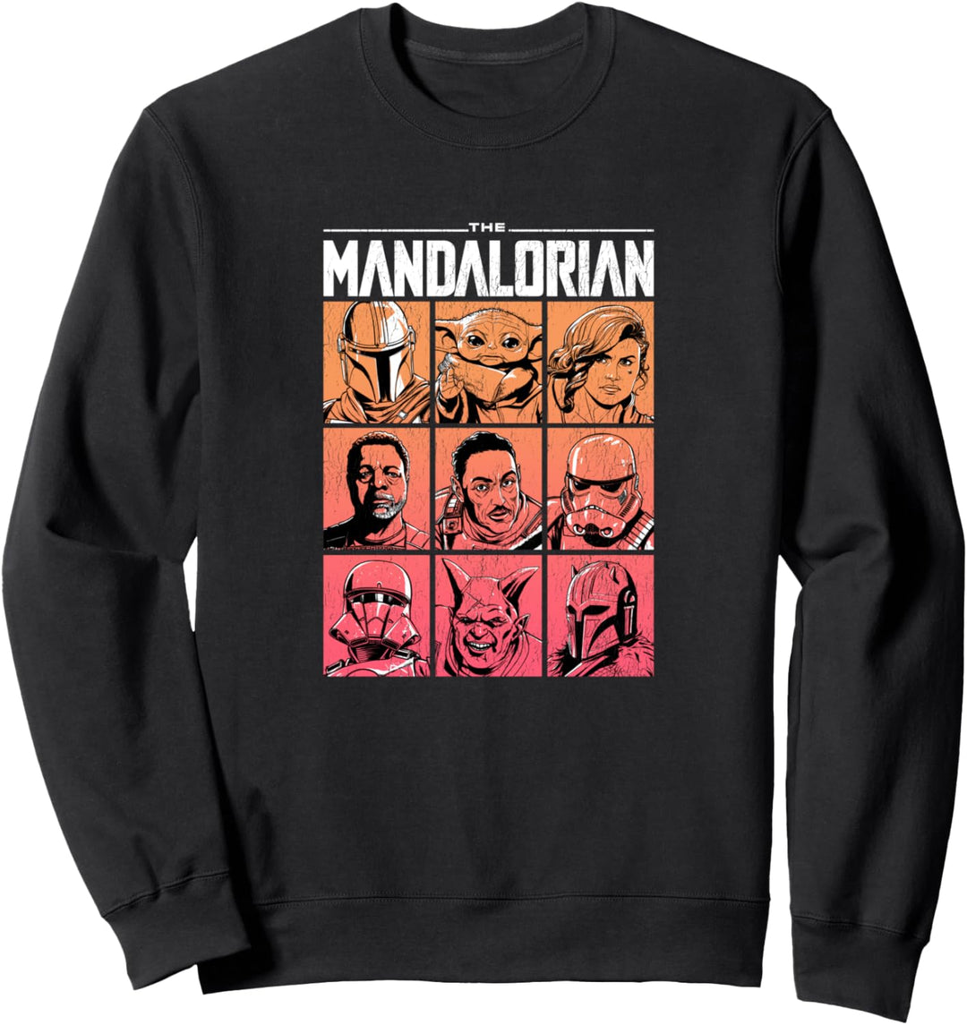 Star Wars The Mandalorian All Star Cast Sweatshirt