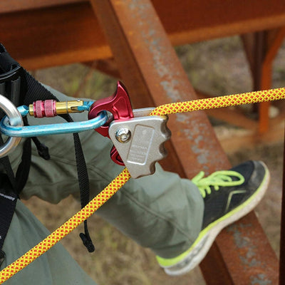 Selbstbremsendes Stopp-Abseilgerät, 15Kn Outdoor-Kletter-Fallschutz, Absturzsicherungs-Sicherheitsse