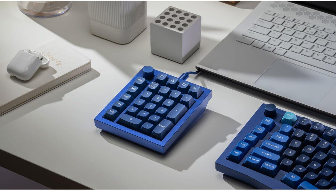Key Q0+ Numpad Alu RGB Blue H Q0L-B3