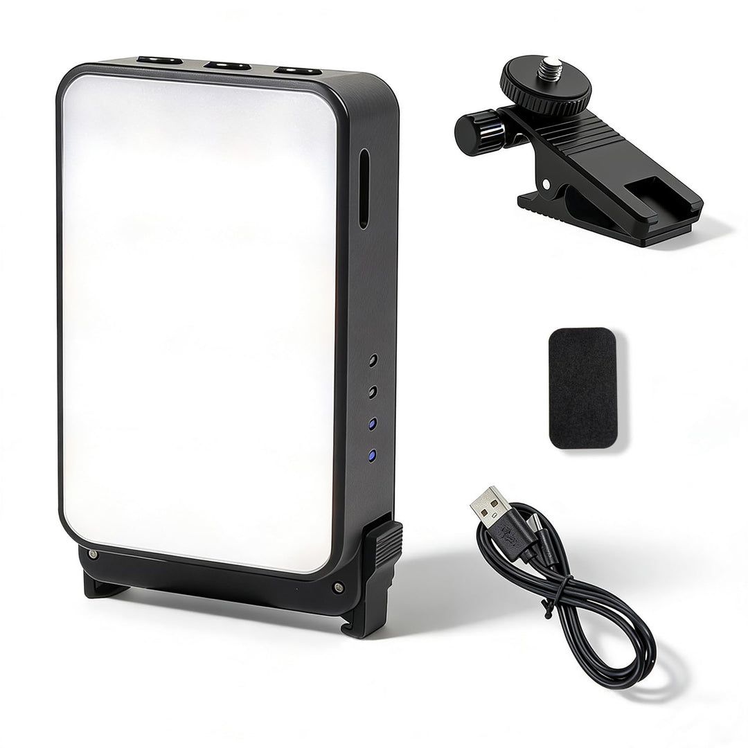 Suptig Mini-Video-Licht, Selfie-Licht für Kamera, Telefon, Gopro, DJI Action, Laptop usw.