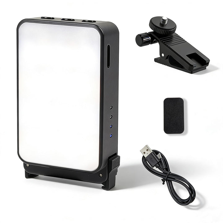 Suptig Mini-Video-Licht, Selfie-Licht für Kamera, Telefon, Gopro, DJI Action, Laptop usw.