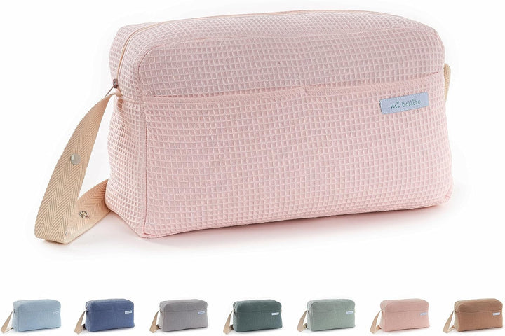 Kinderwagen-Tasche, praktisch, stilvoll und multifunktional, mit grossem Fassungsvermögen, (Hellrosa