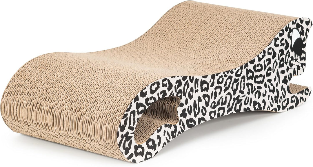 COIL Kratzpappe, Katzenbett, Katzenkratzbaum, Katzenliege, Umweltfreundliches Bett, MDF, Modern, kom