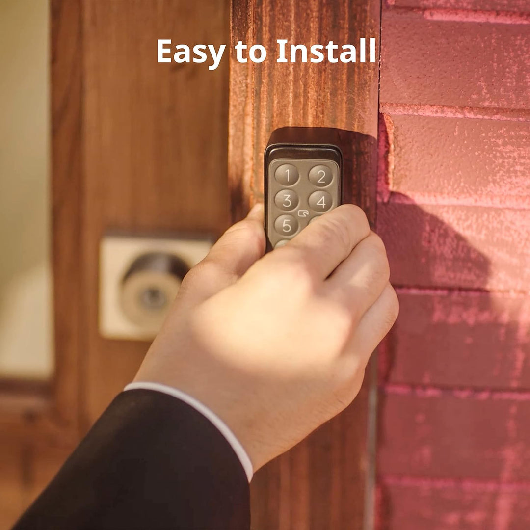 SwitchBot Smart Keypad Touch für SwitchBot Smartes Türschloss, schlüsselloser Zutritt per Fingerabdr
