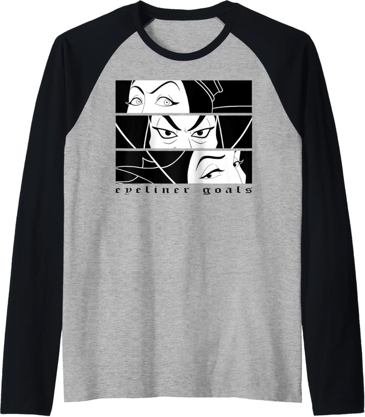 Disney Villains Eyeliner Goals Group Panels Raglan