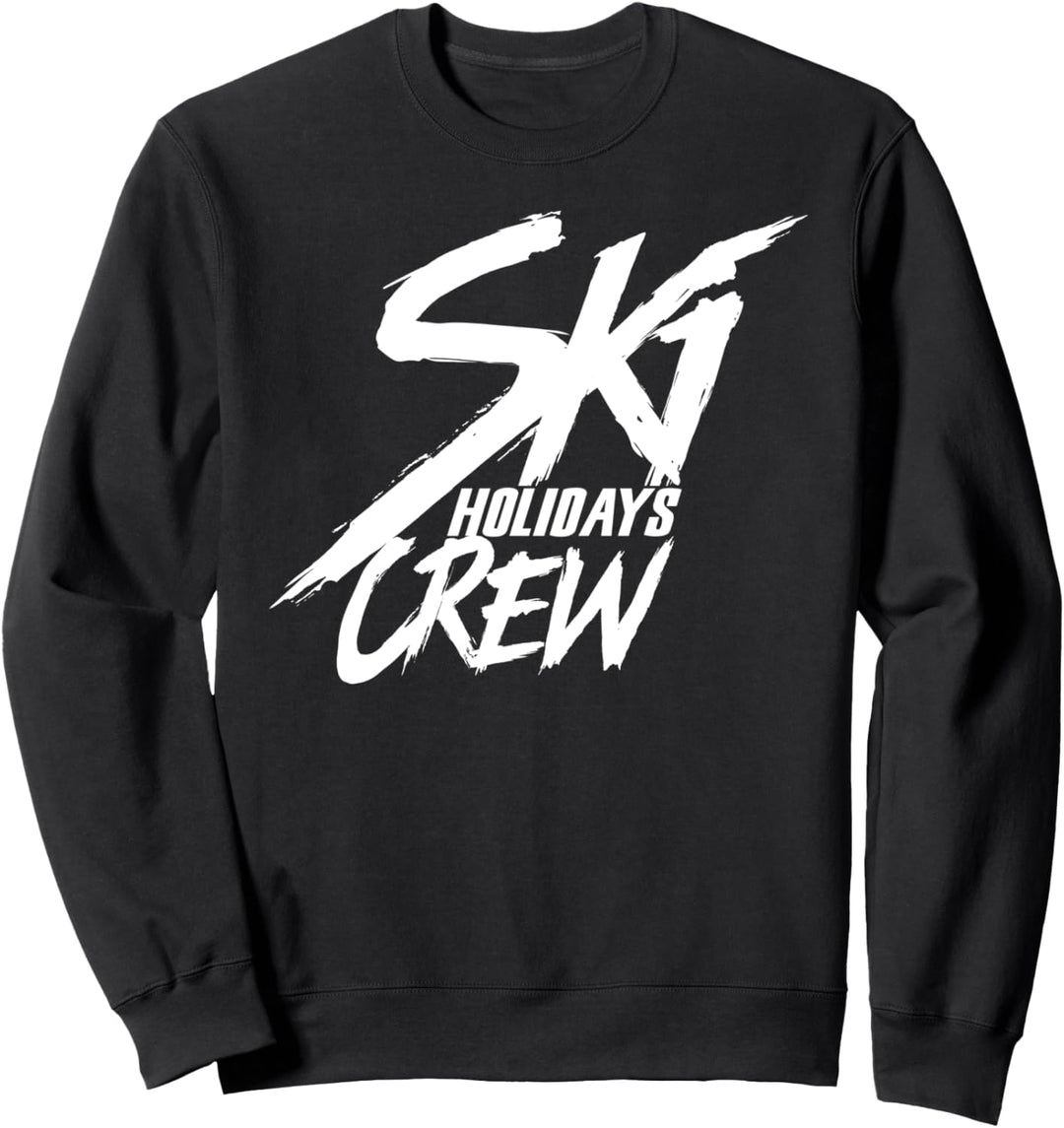 Skiurlaub Crew Ski Skifahrer Ferien Skifahren Sweatshirt