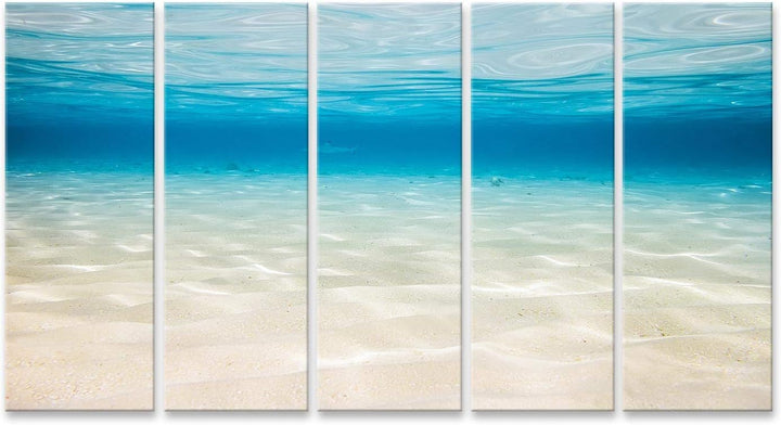 islandburner Bild auf Leinwand Unterwasserhintergrund Sandiger Meeresboden Bilder Wandbilder Poster