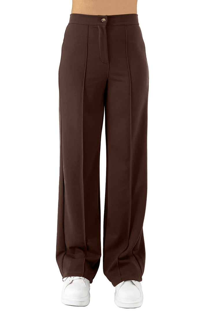 Jophy & Co. Damenhose mit weitem Bein (Artikelnr. 6554) XL Braun, XL Braun