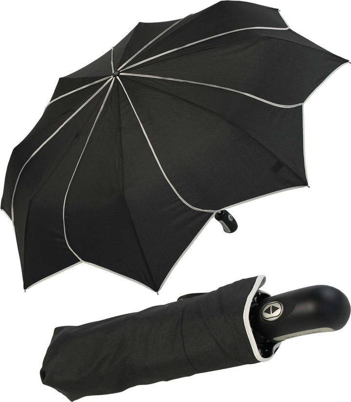 Damen Taschenschirm Pierre Cardin Auf-Zu-Automatik - Sunflower - schwarz, Schwarz
